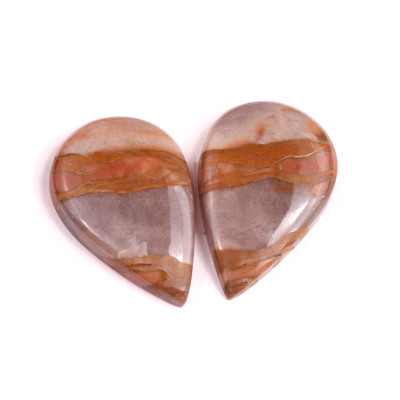 Kabošony páry Yellow Creek Jasper č.P70 (34x22x5mm)