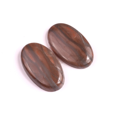 Kabošony páry Yellow Creek Jasper č.P72 (32x19x6mm)