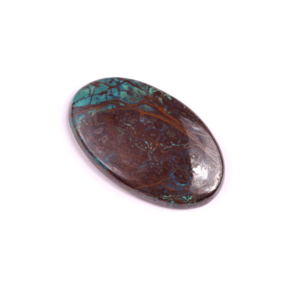 Kabošon Azurite č.1947 (32x20x4mm)