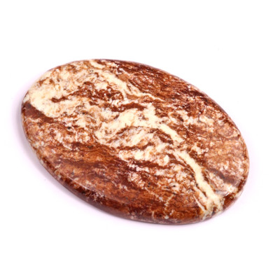 Kabošon Coffee Jasper č.2033 (44x30x5mm)