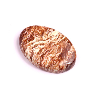 Kabošon Coffee Jasper č.2042 (34x23x6mm)