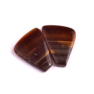 Kabošony páry Tygří Oko č.P150 (25x18x4mm)