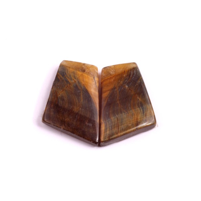 Kabošony páry Tygří Oko č.P152 (21x14x4mm)