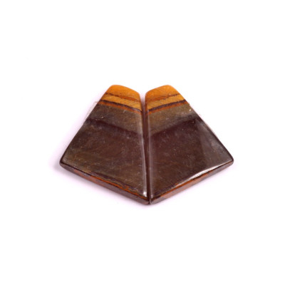 Kabošony páry Tygří Oko č.P158 (19x17x4mm)