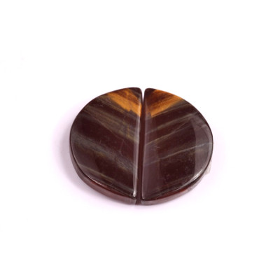 Kabošony páry Tygří Oko č.P161 (22x13x4mm)
