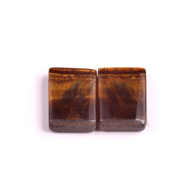 Kabošony páry Tygří Oko č.P170 (17x13x5mm)