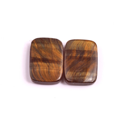 Kabošony páry Tygří Oko č.P171 (19x14x4mm)