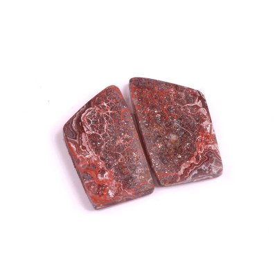 Kabošony páry Lace Agate č.P174 (22x14x3mm)