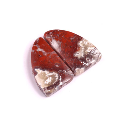 Kabošony páry Lace Agate č.P185 (23x15x4mm)