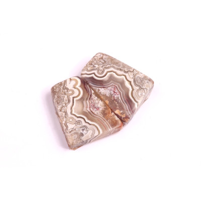 Kabošony páry Lace Agate č.P186 (17x14x4mm)
