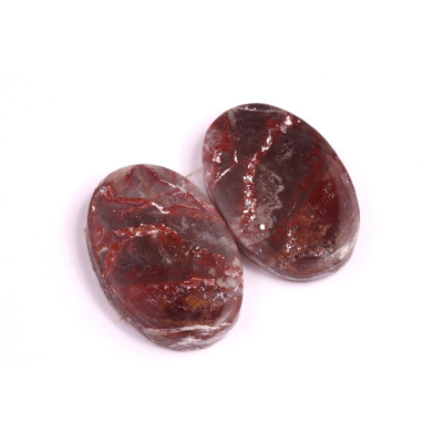 Kabošony páry Lace Agate č.P188 (23x16x4mm)