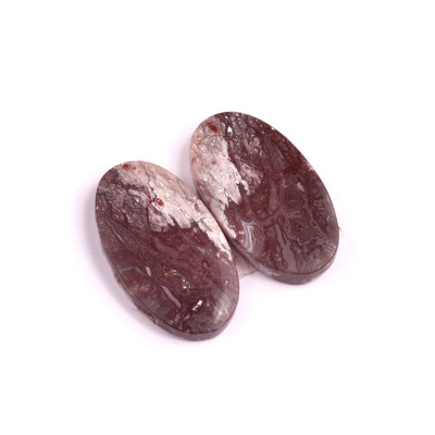 Kabošony páry Lace Agate č.P189 (24x13x4mm)