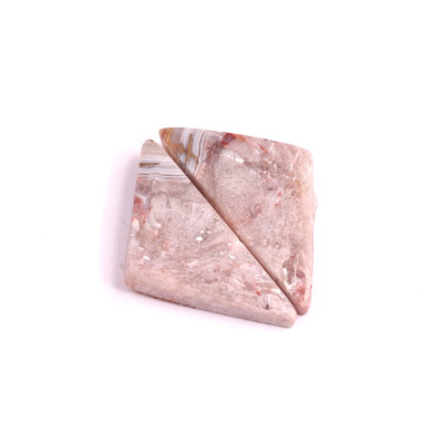 Kabošony páry Lace Agate č.P195 (27x13x4mm)