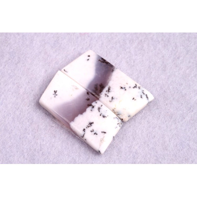 Kabošony páry Dendritický Opál č.P198 (28x12x4mm)