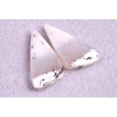 Kabošony páry Dendritický Opál č.P204 (26x16x5mm)