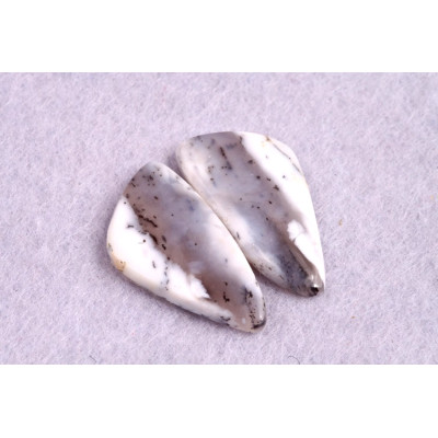 Kabošony páry Dendritický Opál č.P212 (25x13x3mm)