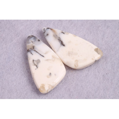 Kabošony páry Dendritický Opál č.P218 (29x14x4mm)