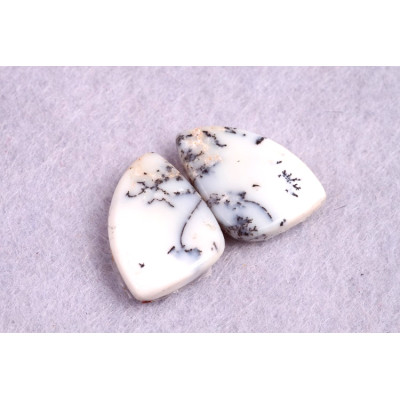 Kabošony páry Dendritický Opál č.P219 (19x14x4mm)