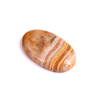 Kabošon Yellow Crazy Lace Agate č.2498 (33x21x6mm)