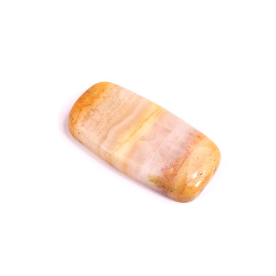 Kabošon Yellow Crazy Lace Agate č.2500 (32x16x5mm)