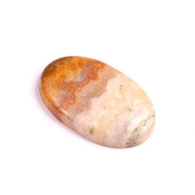 Kabošon Yellow Crazy Lace Agate č.2501 (36x22x6mm)