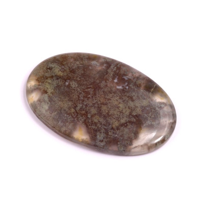 Kabošon Red Moss Agate č.2701 (43x29x5mm)