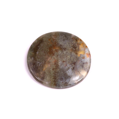 Kabošon Red Moss Agate č.2713 (31x31x4mm)
