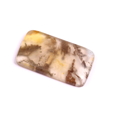 Kabošon Red Moss Agate č.2714 (37x22x4mm)