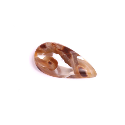 Kabošon Stick Agate č.2751 (28x15x5mm)