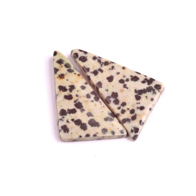 Kabošony páry Dalmatin Jasper č.P248 (32x19x3mm)