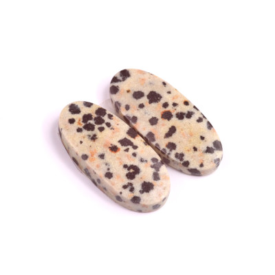 Kabošony páry Dalmatin Jasper č.P250 (27x13x5mm)