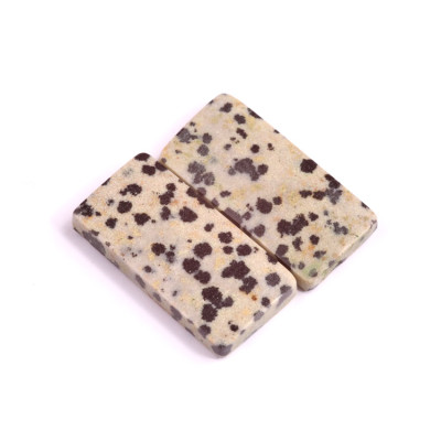 Kabošony páry Dalmatin Jasper č.P254 (26x13x5mm)