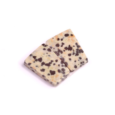 Kabošony páry Dalmatin Jasper č.P255 (19x14x4mm)