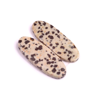 Kabošony páry Dalmatin Jasper č.P257 (32x12x4mm)