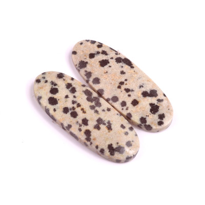 Kabošony páry Dalmatin Jasper č.P258 (34x13x4mm)