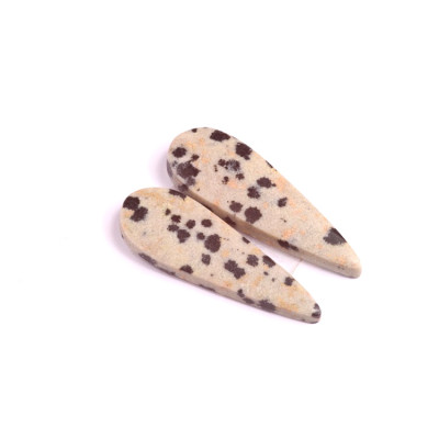 Kabošony páry Dalmatin Jasper č.P262 (28x10x4mm)