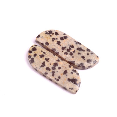 Kabošony páry Dalmatin Jasper č.P263 (30x12x4mm)