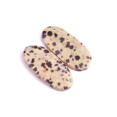 Kabošony páry Dalmatin Jasper č.P265 (28x13x4mm)