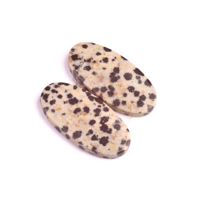 Kabošony páry Dalmatin Jasper č.P266 (28x13x4mm)