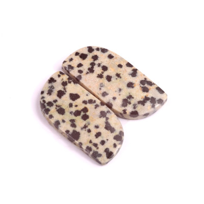 Kabošony páry Dalmatin Jasper č.P268 (28x14x4mm)