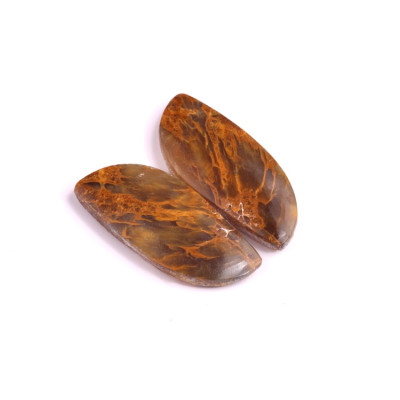 Kabošony páry Native Gold Opal č.P277 (26x12x4mm)