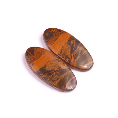 Kabošony páry Native Gold Opal č.P285 (28x13x4mm)