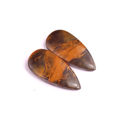 Kabošony páry Native Gold Opal č.P289 (27x13x4mm)