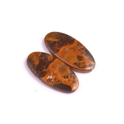 Kabošony páry Native Gold Opal č.P291 (26x13x4mm)