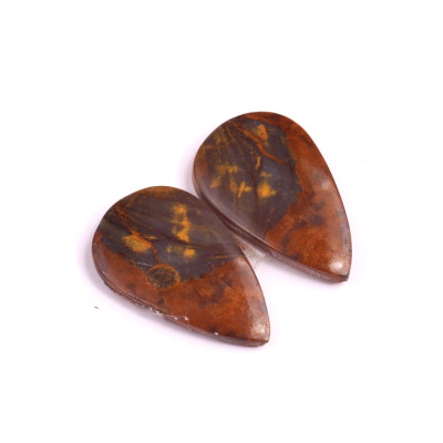 Kabošony páry Native Gold Opal č.P292 (26x16x4mm)