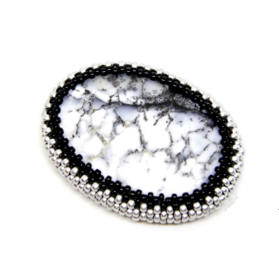 Návod ZDARMA obšitý kabošon ovál