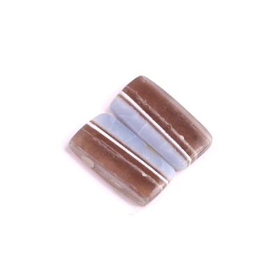 Kabošony páry Blue Opal č.P298 (20x10x3mm)