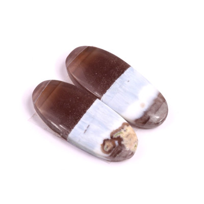 Kabošony páry Blue Opal č.P307 (31x13x5mm)