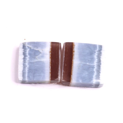 Kabošony páry Blue Opal č.P310 (19x19x5mm)