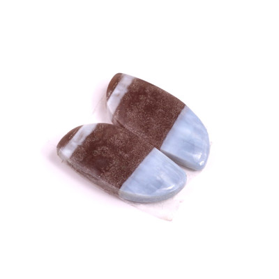 Kabošony páry Blue Opal č.P315 (24x12x4mm)